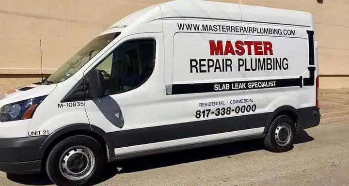 master repair plumbing truck
